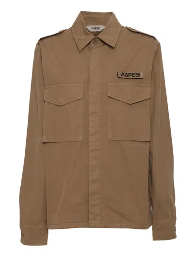 Aspesi Shirt In Brown