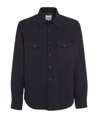 Aspesi Shirt Casual Jacket In Black