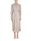 Aspesi Shirt Dress In Neutral