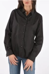 Aspesi Shirt Glue Summer With Snap Buttons In Black