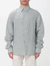 Aspesi Button Front Shirt In Gray