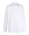Aspesi Straight-point Collared Buttoned Shirt In White