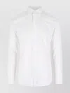 Aspesi Shirt With Long Sleeves And Button-down Collar In White