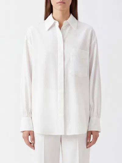 Aspesi Relaxed Fit Cotton Shirt In White