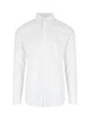 Aspesi Shirt With Long Sleeves And Button-down Collar In White