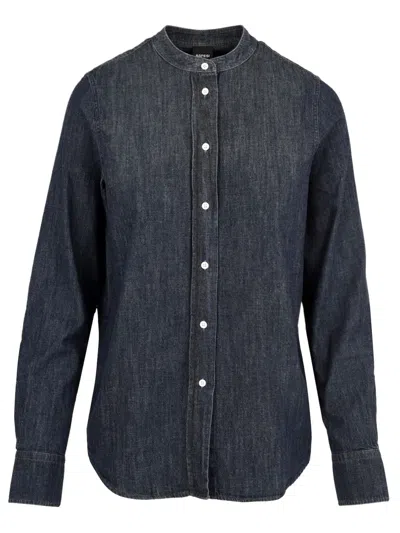 Aspesi Shirts In Blue