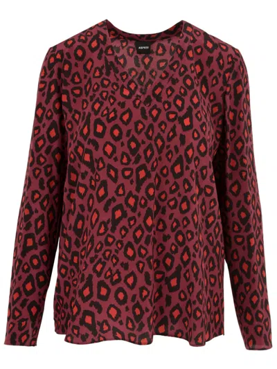 Aspesi Shirts In Red