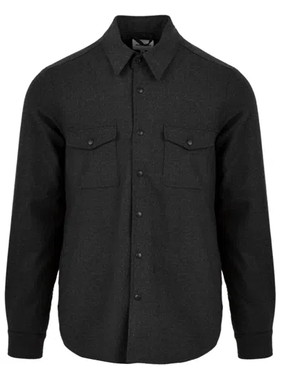 Aspesi Shirts Anthracite In Black