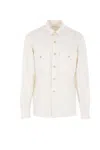 Aspesi Long Sleeve Shirt In Beige