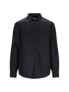 Aspesi Camicia 13 Piu Casual Jacket In Black