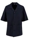 Aspesi Shirts Blue In Blue