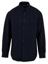 Aspesi Shirts Blue In Blue