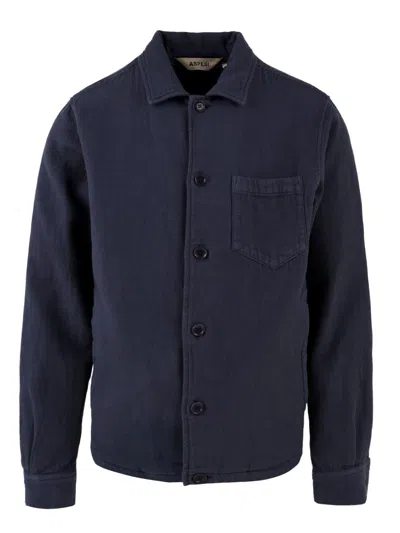 Aspesi Shirts Blue