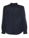 Aspesi Shirts In Blue