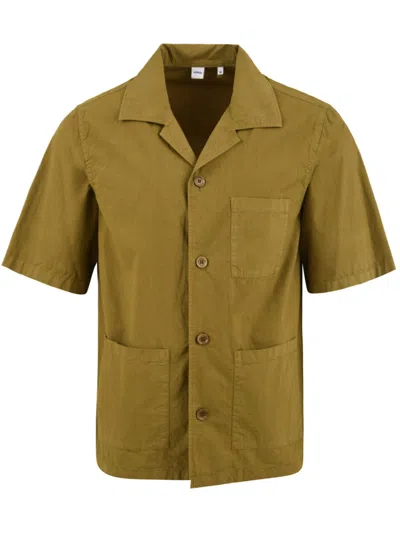 Aspesi Shirts Brown In Green