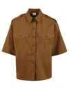 Aspesi Shirts Brown In Brown