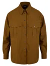 Aspesi Shirts Brown In Green