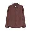Aspesi Long Sleeve Shirt Jacket In Brown