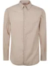 Aspesi Comma Shirt Long Sleeves In Brown
