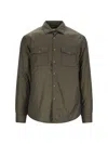 Aspesi Camicia 13 Piu In Nylon - Militare In Green