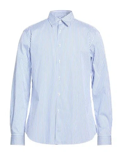 Aspesi Shirts Man Shirt White Size 17 ½ Cotton In Blue