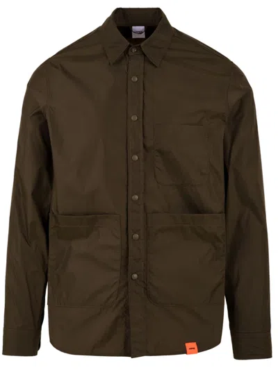 Aspesi Shirts Military In Brown