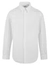 Aspesi Shirt With Long Sleeves And Button-down Collar In White