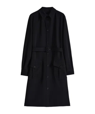 Aspesi Shirt-style Dress In Black