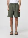 Aspesi Poplin Bermuda Shorts In Green