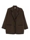 Aspesi Pocket-trim Jacket In Brown