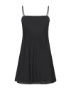 Aspesi Short Dresses In Black