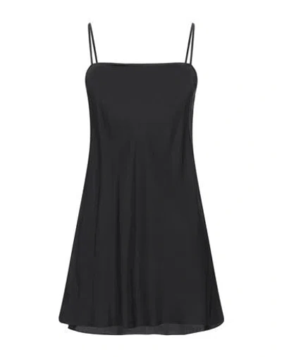 Aspesi Short Dresses In Black