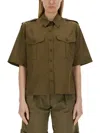 Aspesi Cotton Shirt With Pockets And Epaulettes