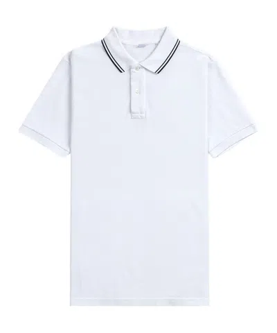 Aspesi Short-sleeved Polo Shirt In White