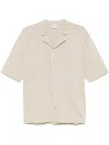 Aspesi Short Sleeved Shirt Knitted In Neutral