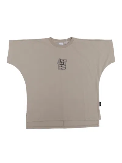 Aspesi Kids' Short Sleeved T-shirt In Gray