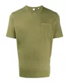 Aspesi Short-sleeved Crewneck T-shirt In Green