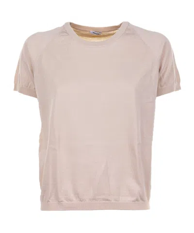 Aspesi Short-sleeved T-shirt In Nude