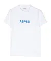 Aspesi Logo-print Cotton T-shirt In White