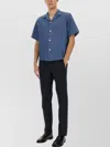 Aspesi Short Sleeves Spread Collar Chest Pocket Shirt