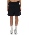 Aspesi Bermuda Nemo Relaxed Shorts In Blue
