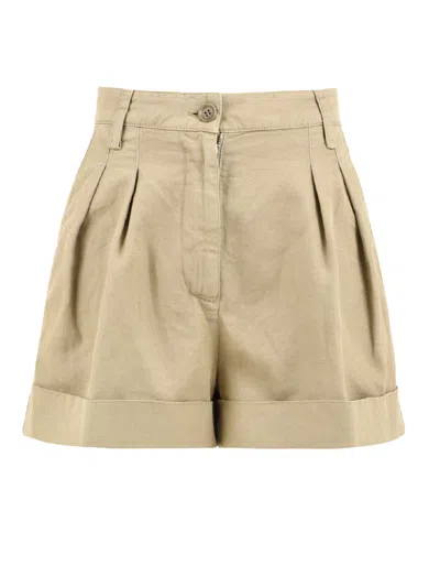 Aspesi Shorts Beige In Neutral