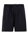 Aspesi Shorts Blue In Black