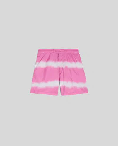 Aspesi Shorts Da Mare Caprese Ii W Con Stampa - Rosa