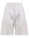 Aspesi Shorts White In White