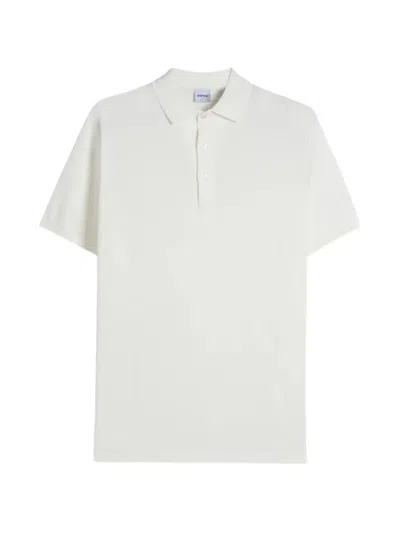 Aspesi Short-sleeve Polo Shirt In Transparent