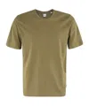 Shop Aspesi Side Logo-patch Detail T-shirt In Green