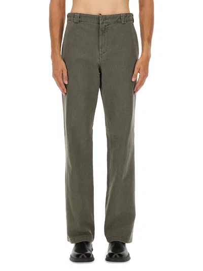 Aspesi Side-pocket Cotton Trousers In Neutral