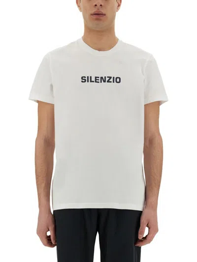 Aspesi Logo Short Sleeve T-shirt In White