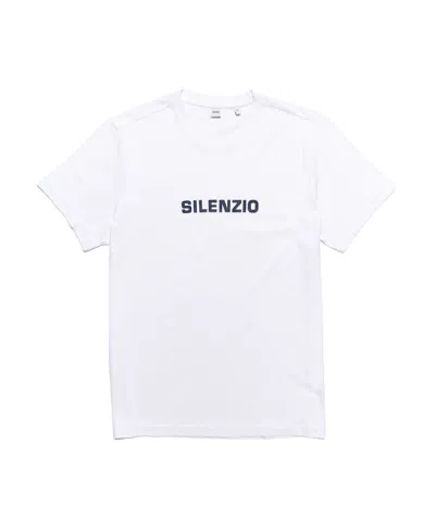 Aspesi Silenzio Print T-shirt In White